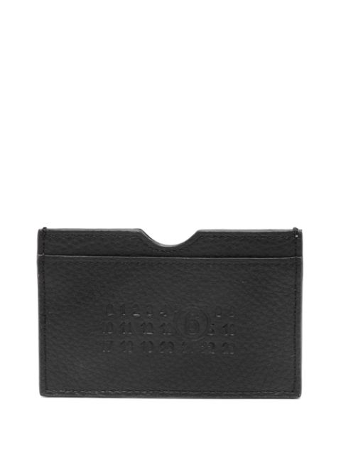 MM6 Maison Margiela numbers-motif leather card holder Women