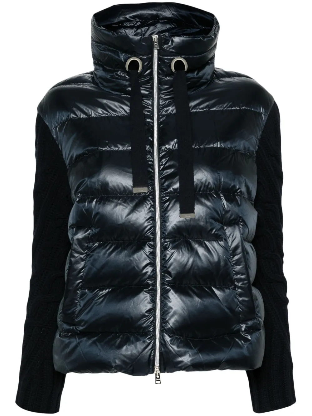 Herno panelled-design padded jacket Blauw