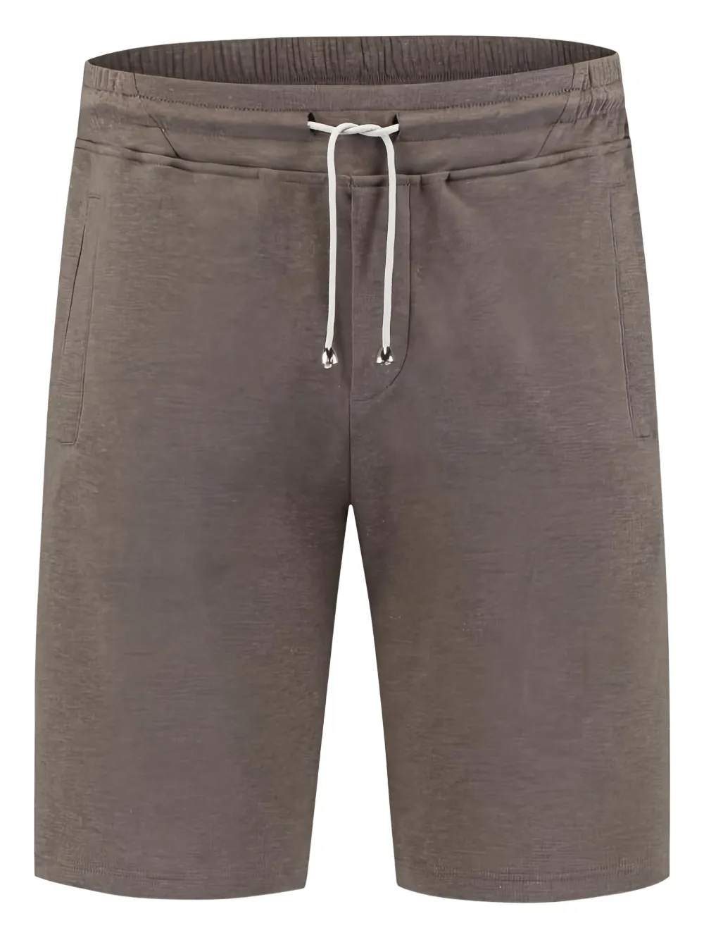 Doriani Cashmere elasticated-waist shorts - Marrone