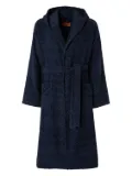 Missoni Home Chalk cotton hooded bathrobe - Blue