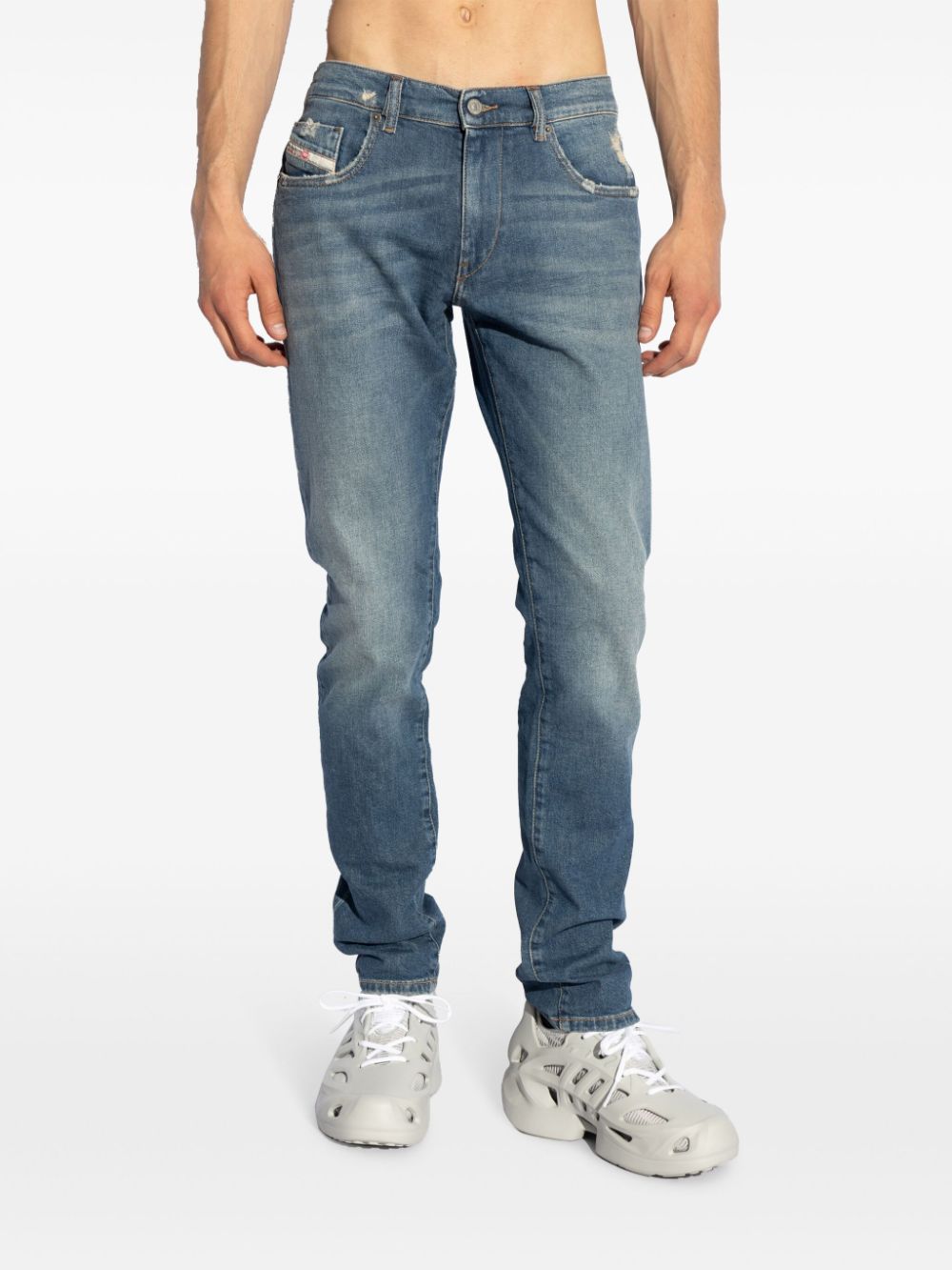 Diesel 2019 D-Strukt fade-effect slim-fit jeans Men