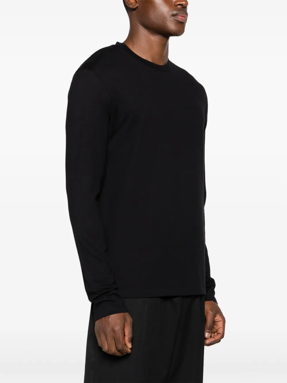 Jil Sander T-shirt met logoprint Zwart
