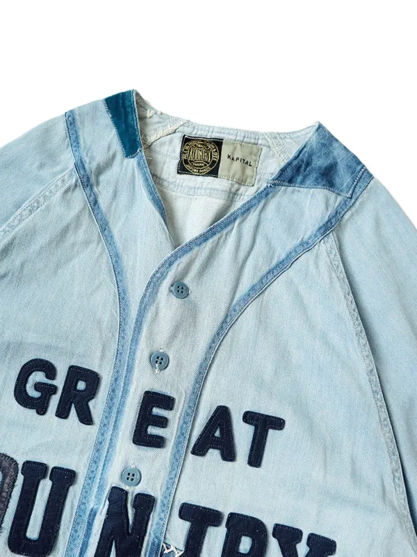 kapital kountry デニムジャケット デニムシャツ KAPITAL Great Kountry デニムシャツ | ブルー | FARFETCH JP