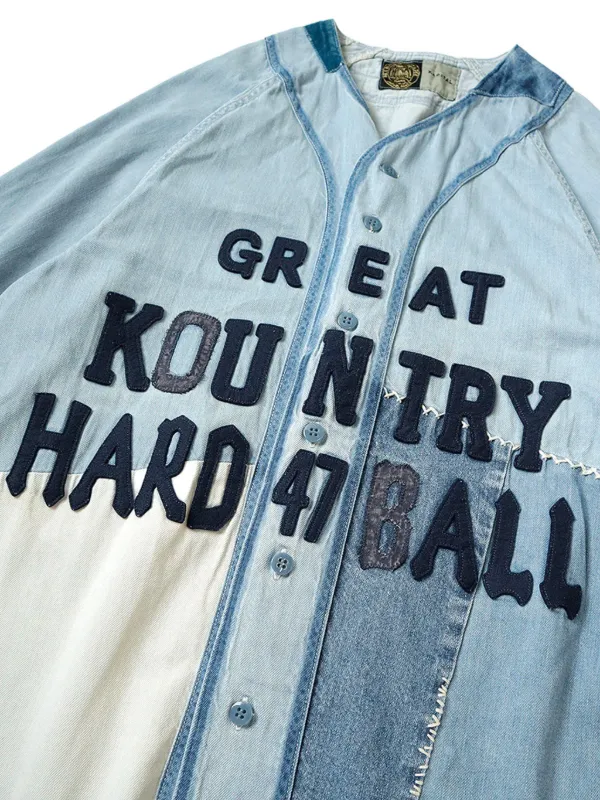KAPITAL Great Kountry デニムシャツ | ブルー | FARFETCH JP