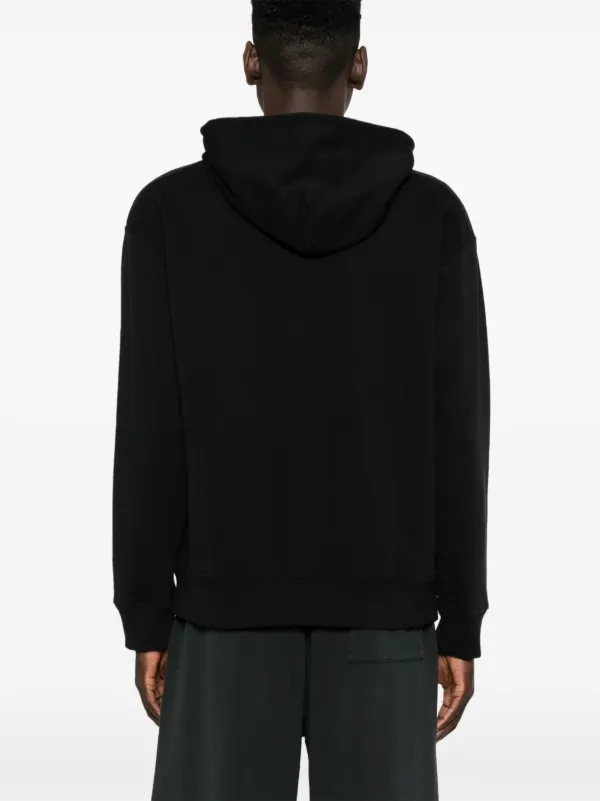 Maison Margiela メゾンマルジェラ / Numbers Jersey Hoodie MM6 Maison Margiela numbers-motif Jersey Hoodie | Black