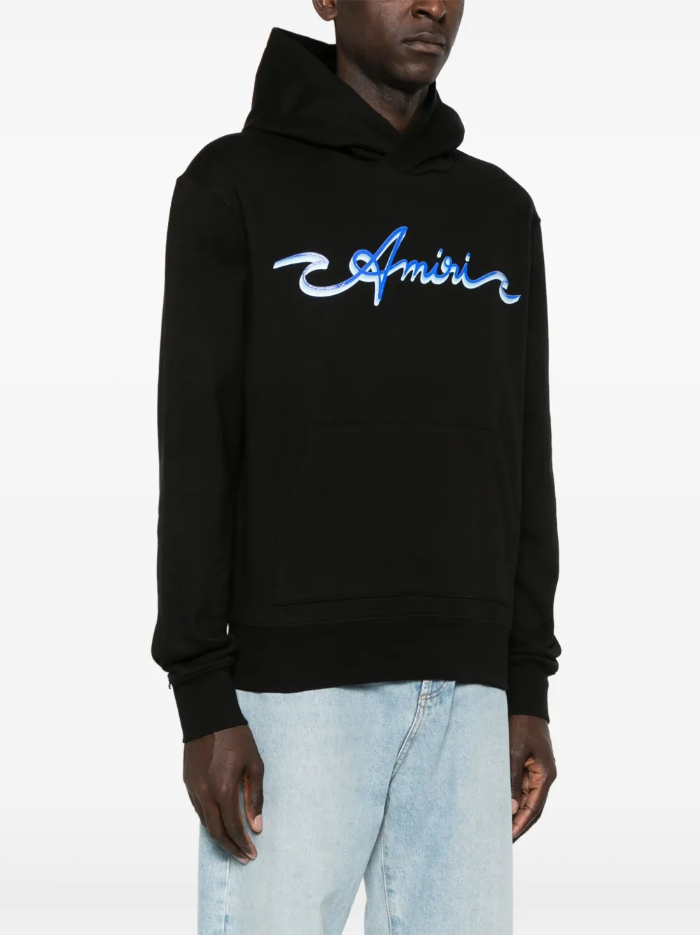 AMIRI Hoodie met logoprint Zwart