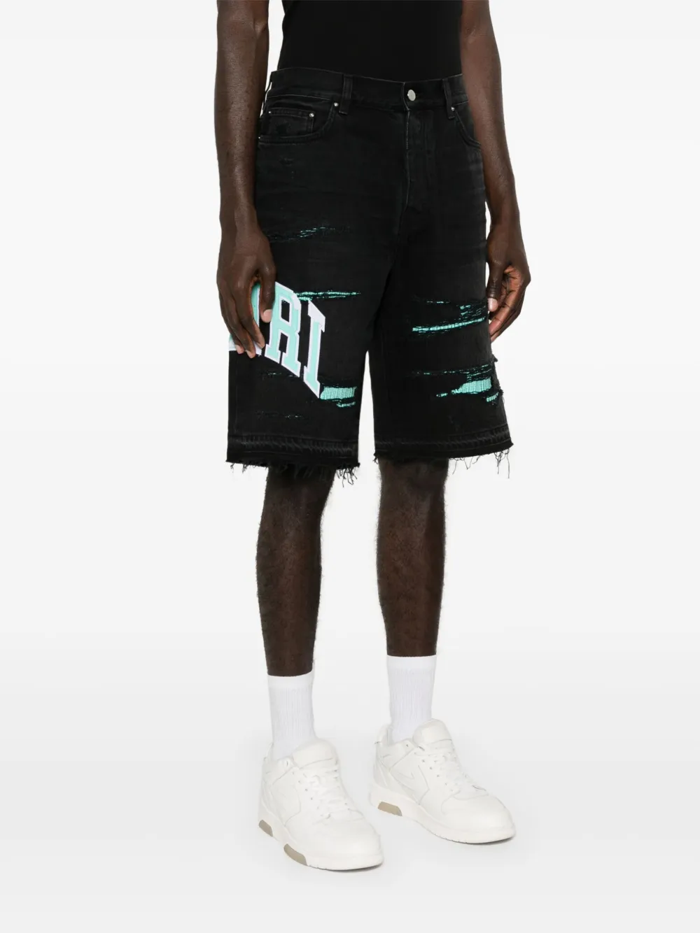 AMIRI Denim shorts Zwart
