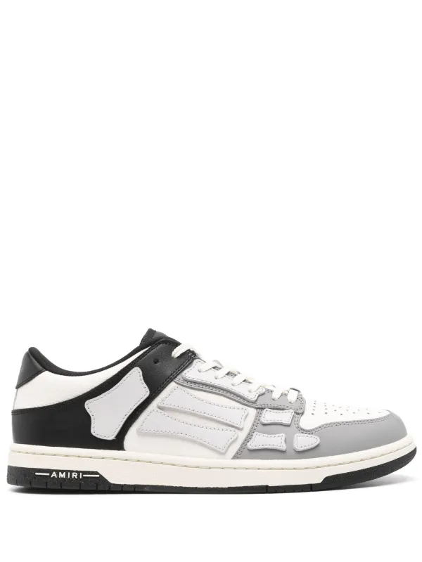スニーカー AMIRI Tow-Tone Leather Bandana Skel Sneakers 23881126_53938940_600.jpg