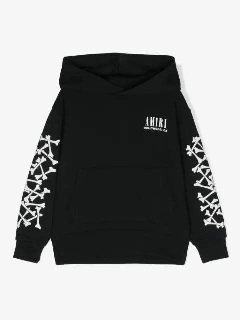 AMIRI KIDS bones-motif cotton sweatshirt