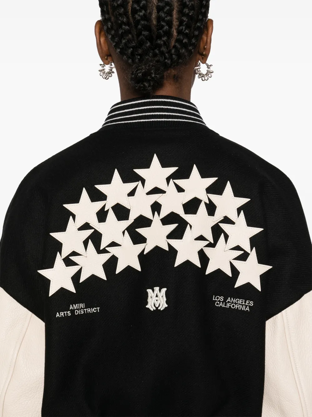 AMIRI ボンバージャケット | ブラック | FARFETCH JP