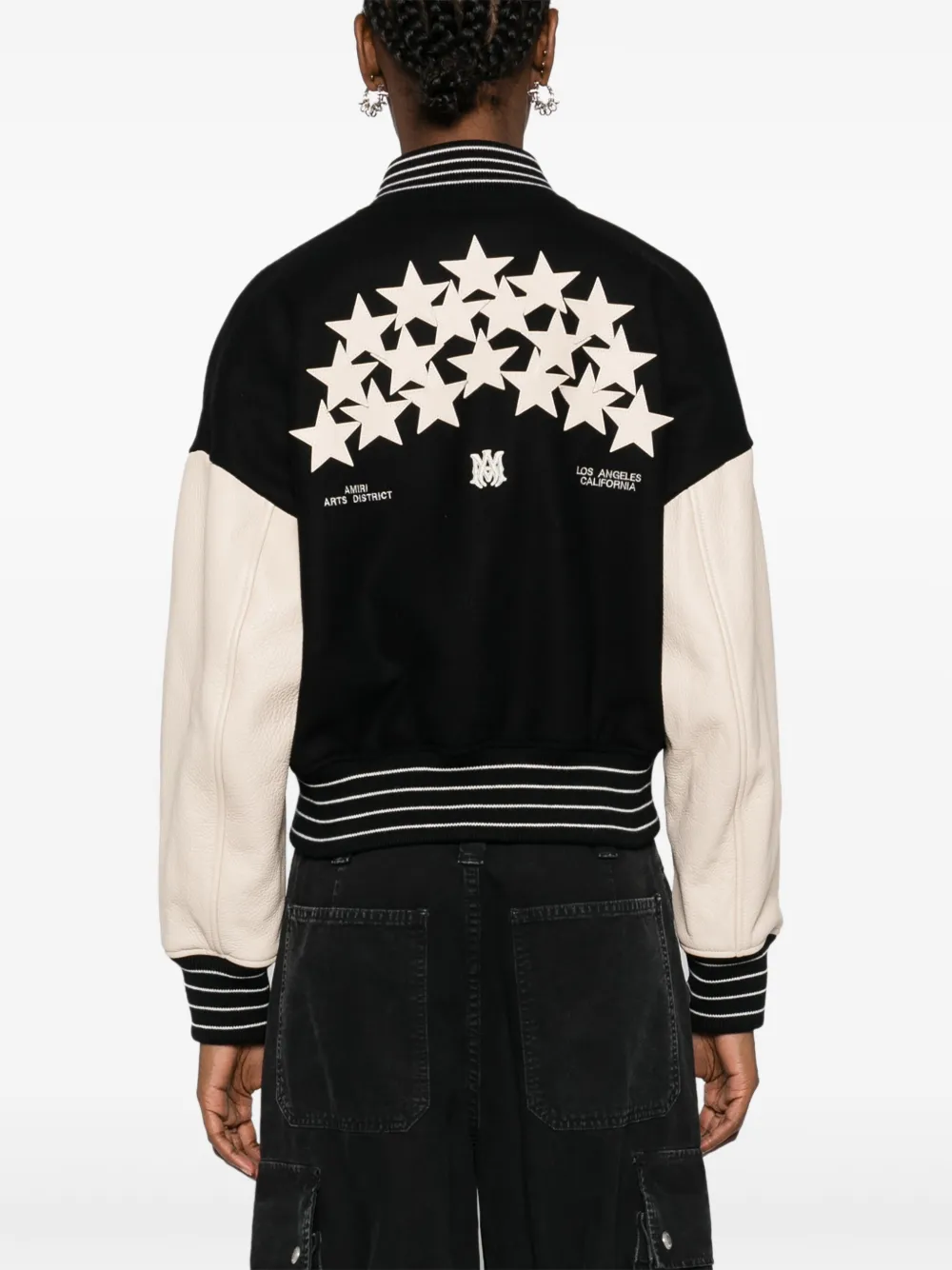 AMIRI Stars colour-block bomber jacket | Clothing | Image 4