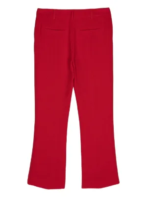 パンツ VALENTINO GARAVANI Red Cady Pant Valentino Garavani Cady Couture Trousers | Red | FARFETCH