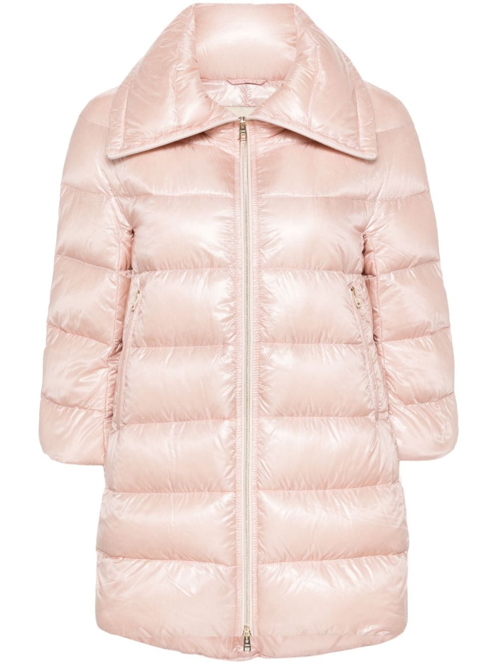 Herno Cleofe Padded Coat In Pink