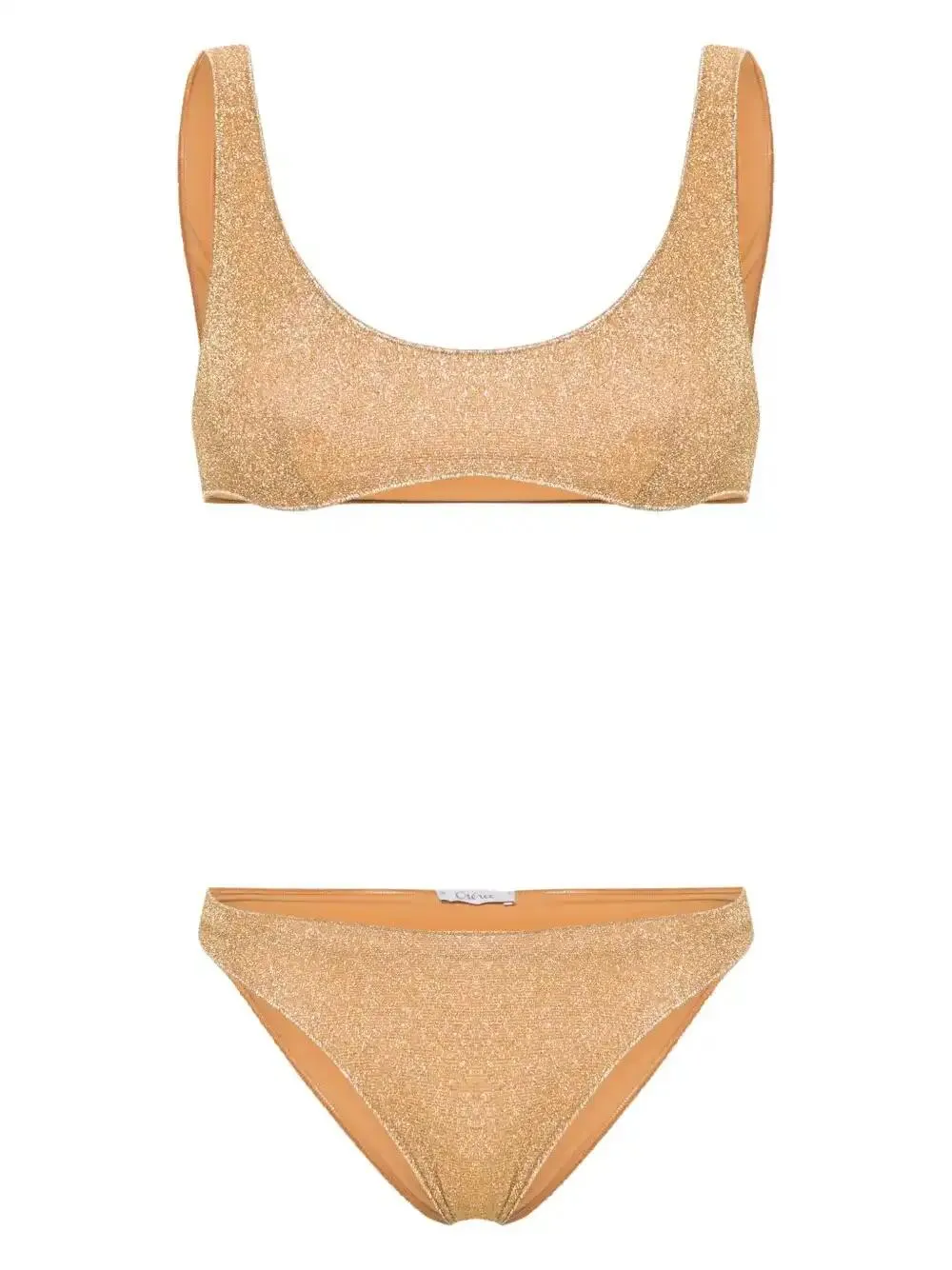 Lumière Sporty lurex bikini