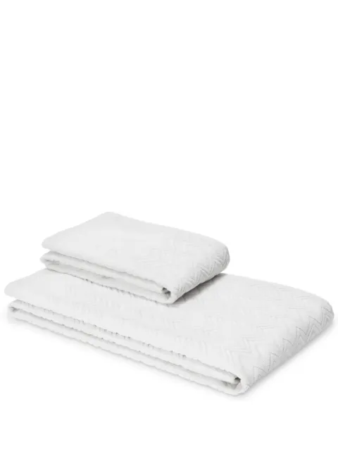Missoni Home Chalk towel set (set of two)