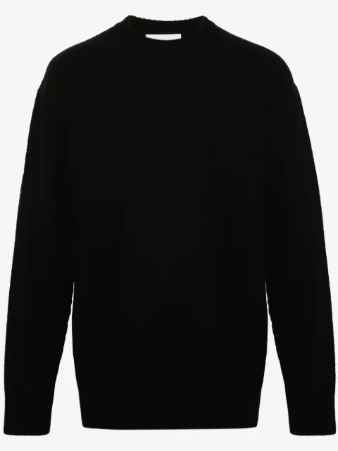 Jil Sander crew-neck boiled wool jumper