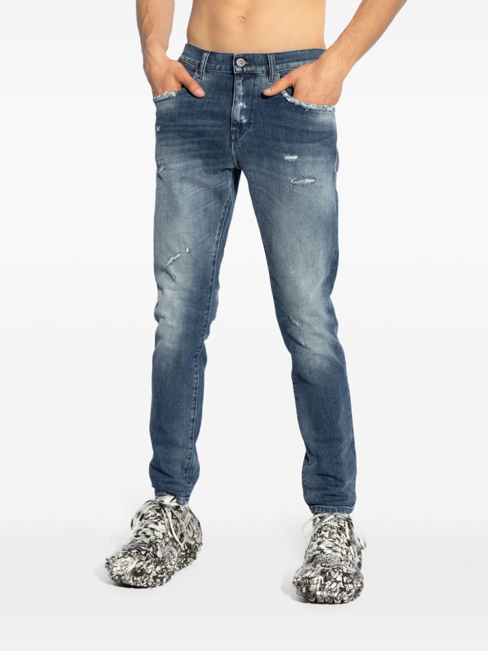 Diesel 2019 D-Strukt slim-cut jeans Men