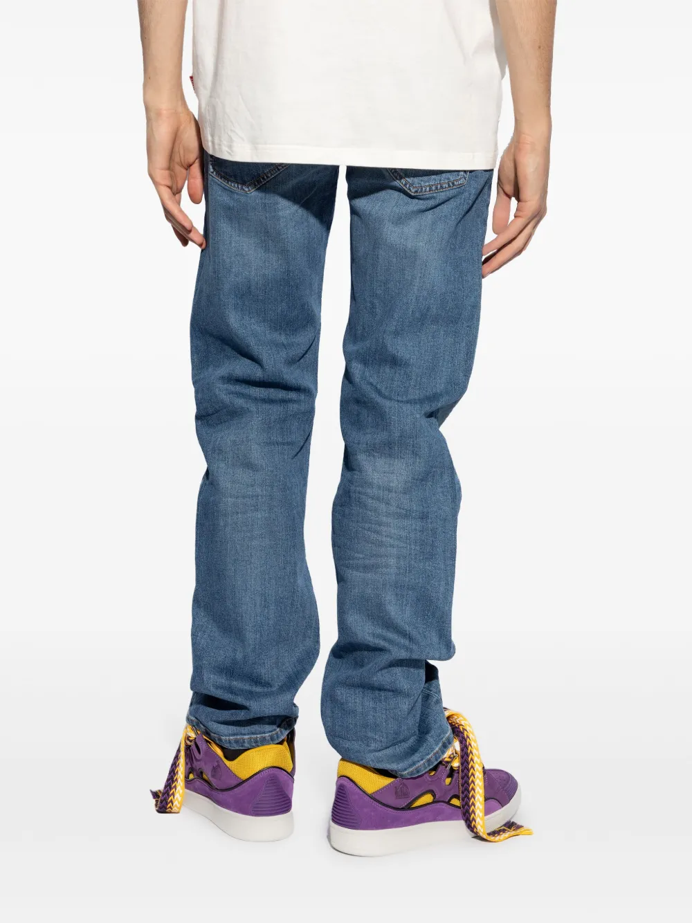 Diesel Straight jeans Blauw