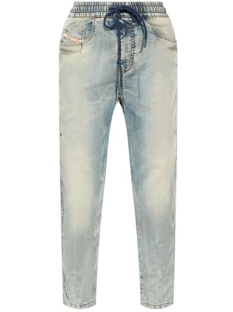 Diesel bleached tapered jeans Women