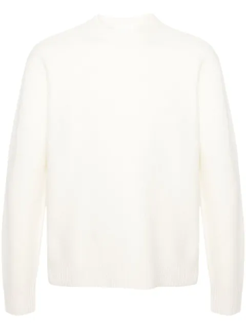 Jil Sander crew-neck boiled wool jumper