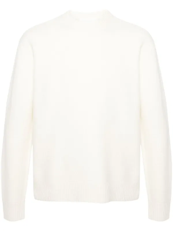 Jil Sander クルーネック セーター | ホワイト | FARFETCH JP