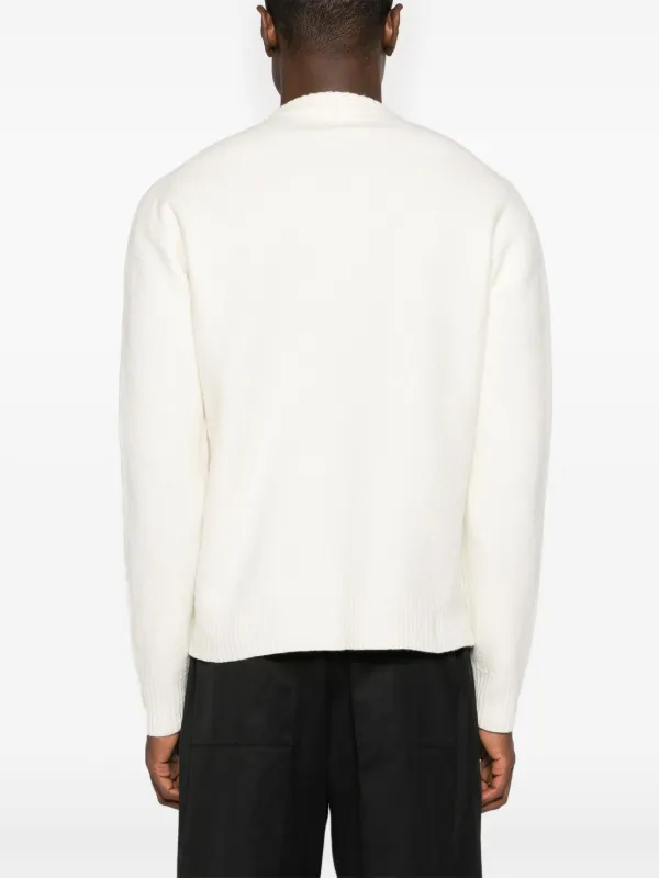 Jil Sander クルーネック セーター | ホワイト | FARFETCH JP