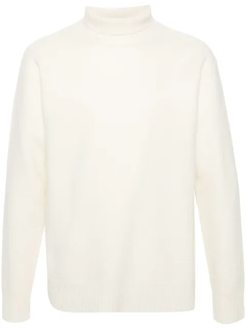 Jil Sander roll-neck boiled wool jumper