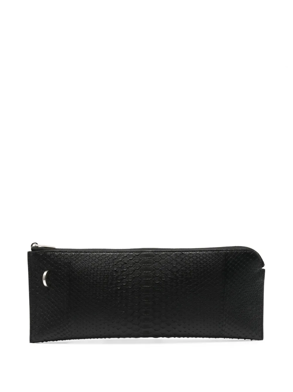 Rick Owens Invite snakeskin-effect wallet | Black | Image 1