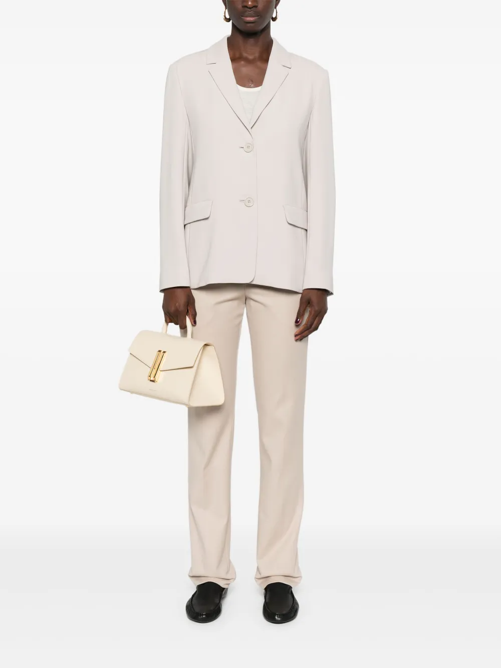 Brunello Cucinelli Slim-fit twill broek - Beige