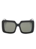 Linda Farrow Shelly oversize-frame sunglasses - Black