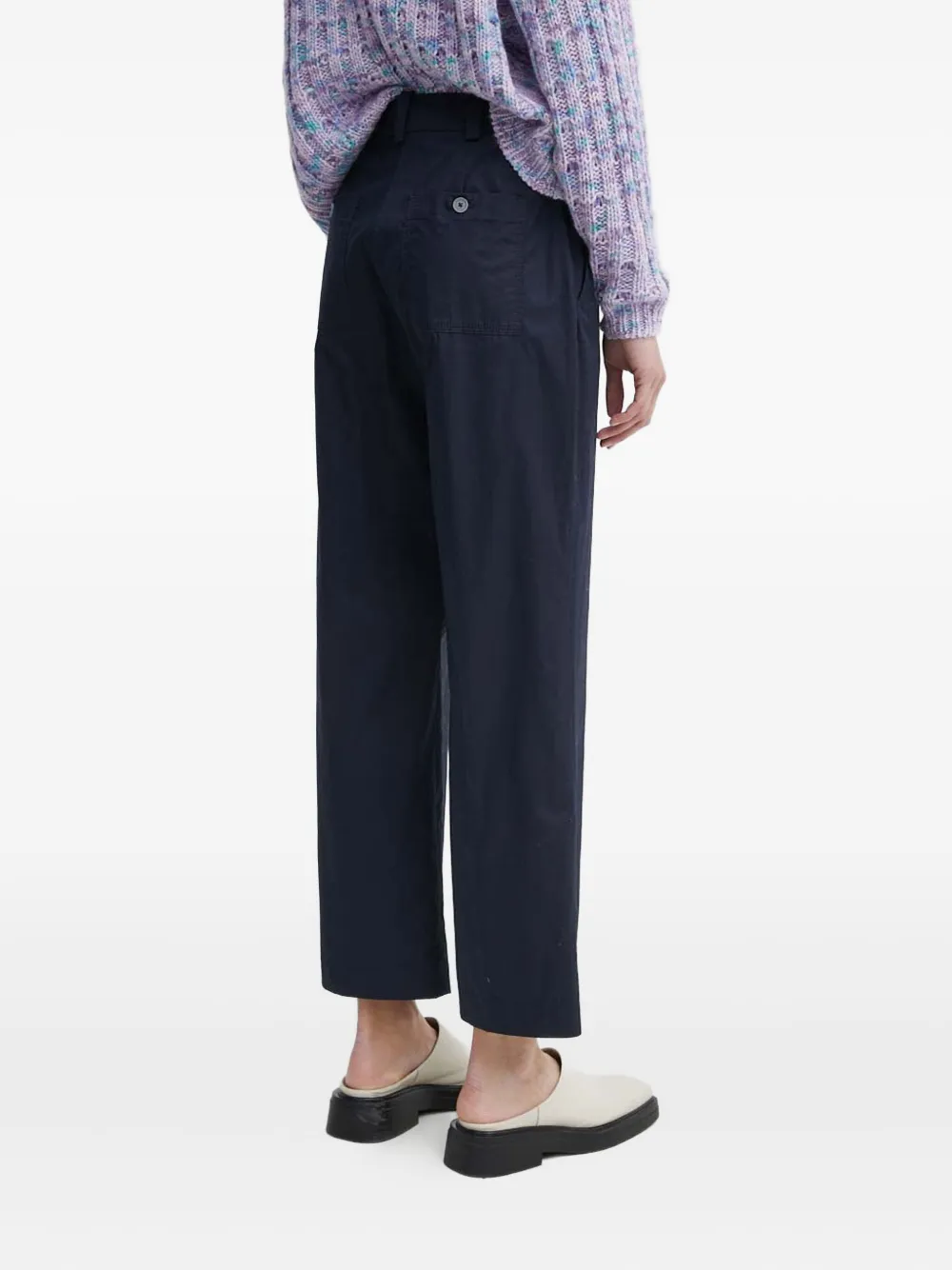 Ps By Paul Smith Buttoned Trousers In Blue