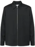 Jil Sander zip-up ripstop overshirt - Grey