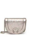 PINKO leather crossbody bag - Silver