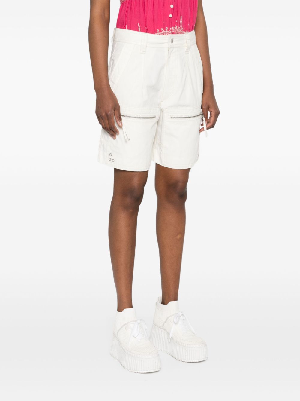 MARANT ETOILE KYNAN COTTON SHORTS 