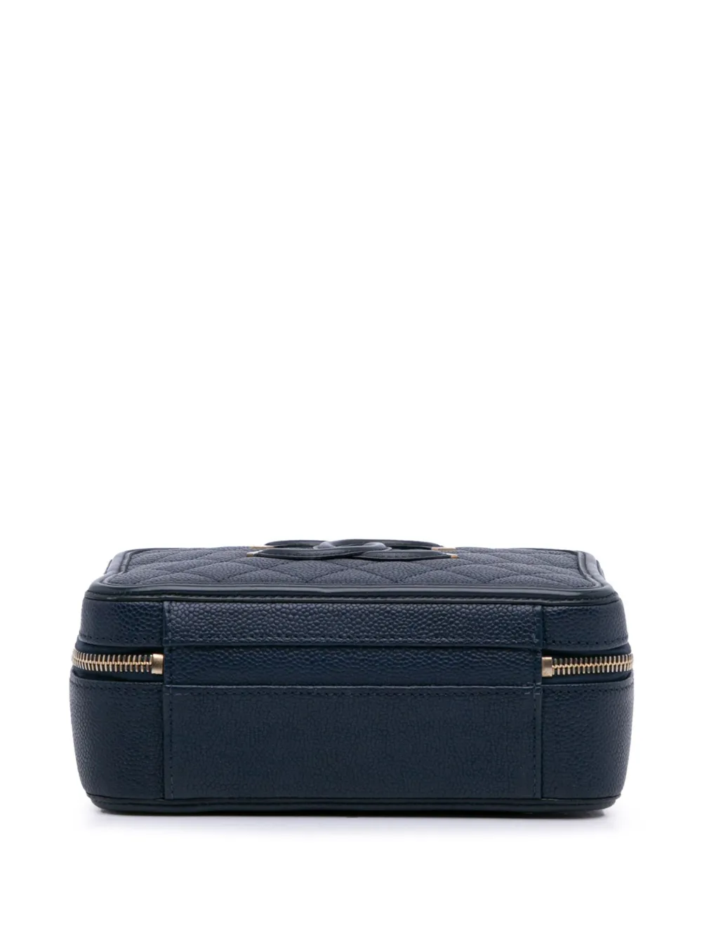 2017 2018 Small Caviar Filigree Vanity Case satchel