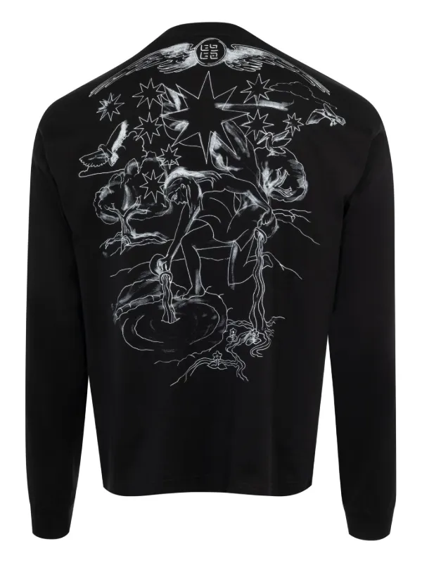Givenchy Tarot Print T-shirt | Black | FARFETCH