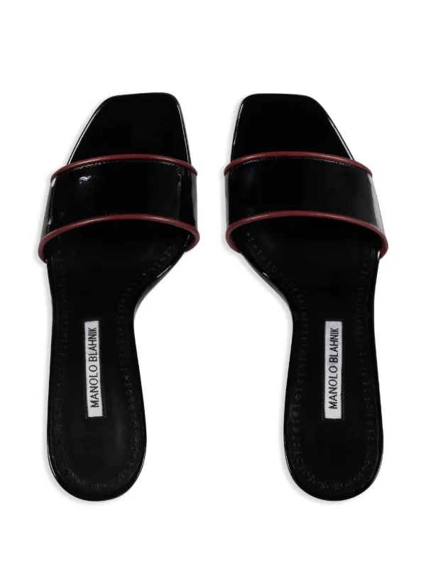 【送料&関税込】Manolo Blahnik Helamu Sandals MANOLO BLAHNIK Helamu Sandals BLACK | Base Blu
