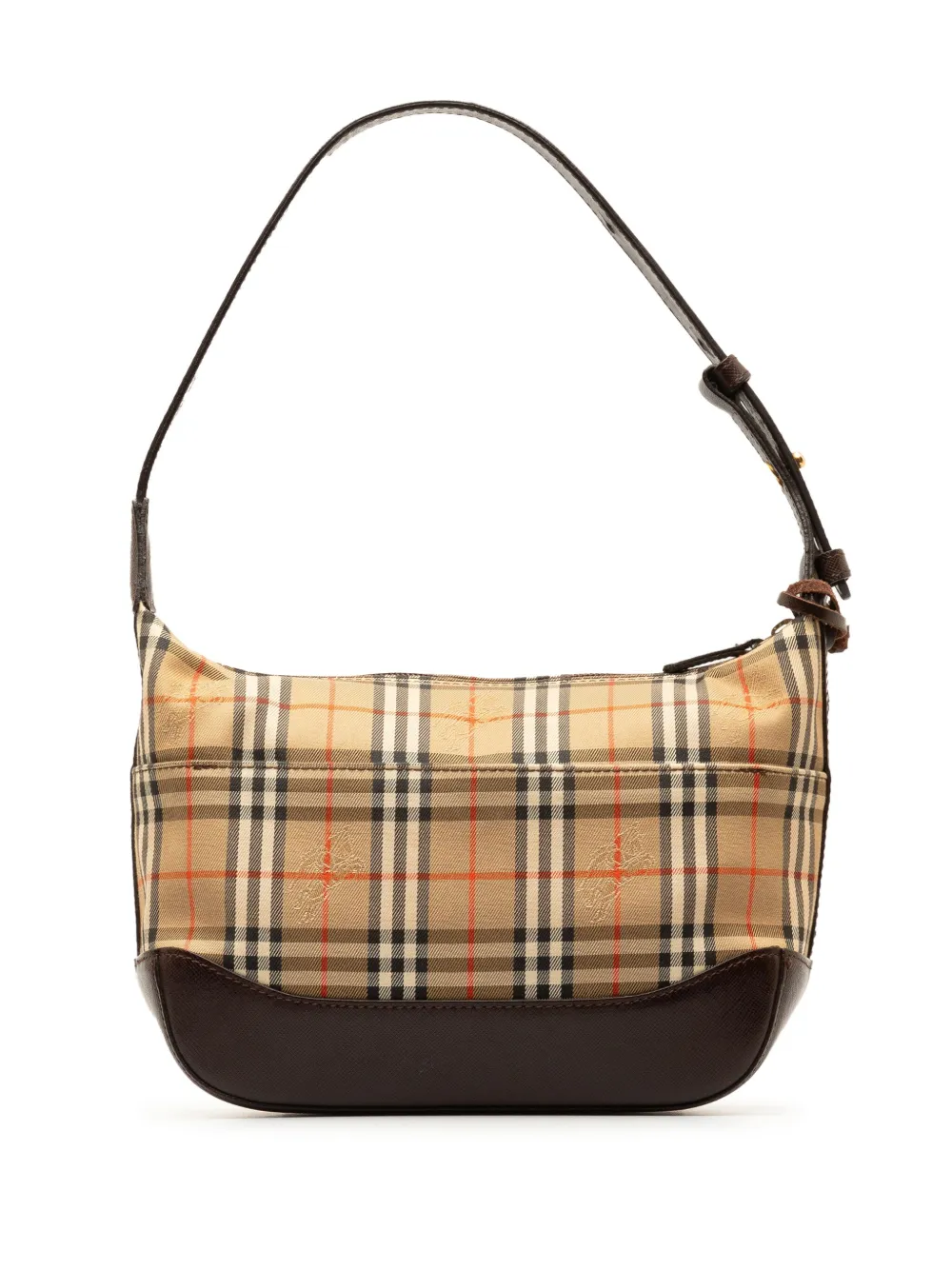 Burberry Pre-Owned 2000-2017 Haymarket Check shoulder bag - Bruin