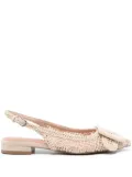 Bibi Lou Dalila interwoven-design ballerina shoes - Neutrals