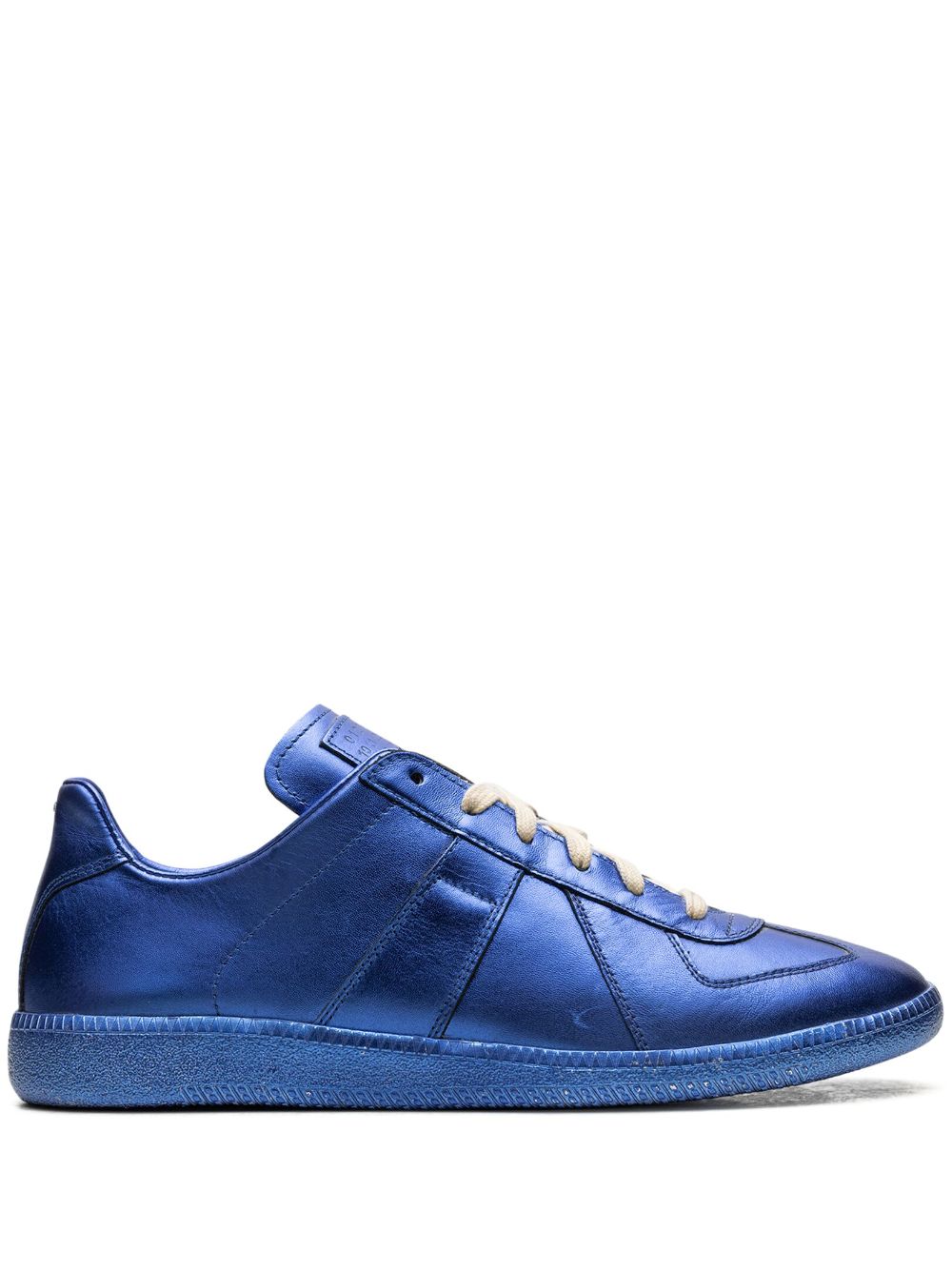 Maison Margiela Replica "Blue Metallic" low-top sneakers Blauw