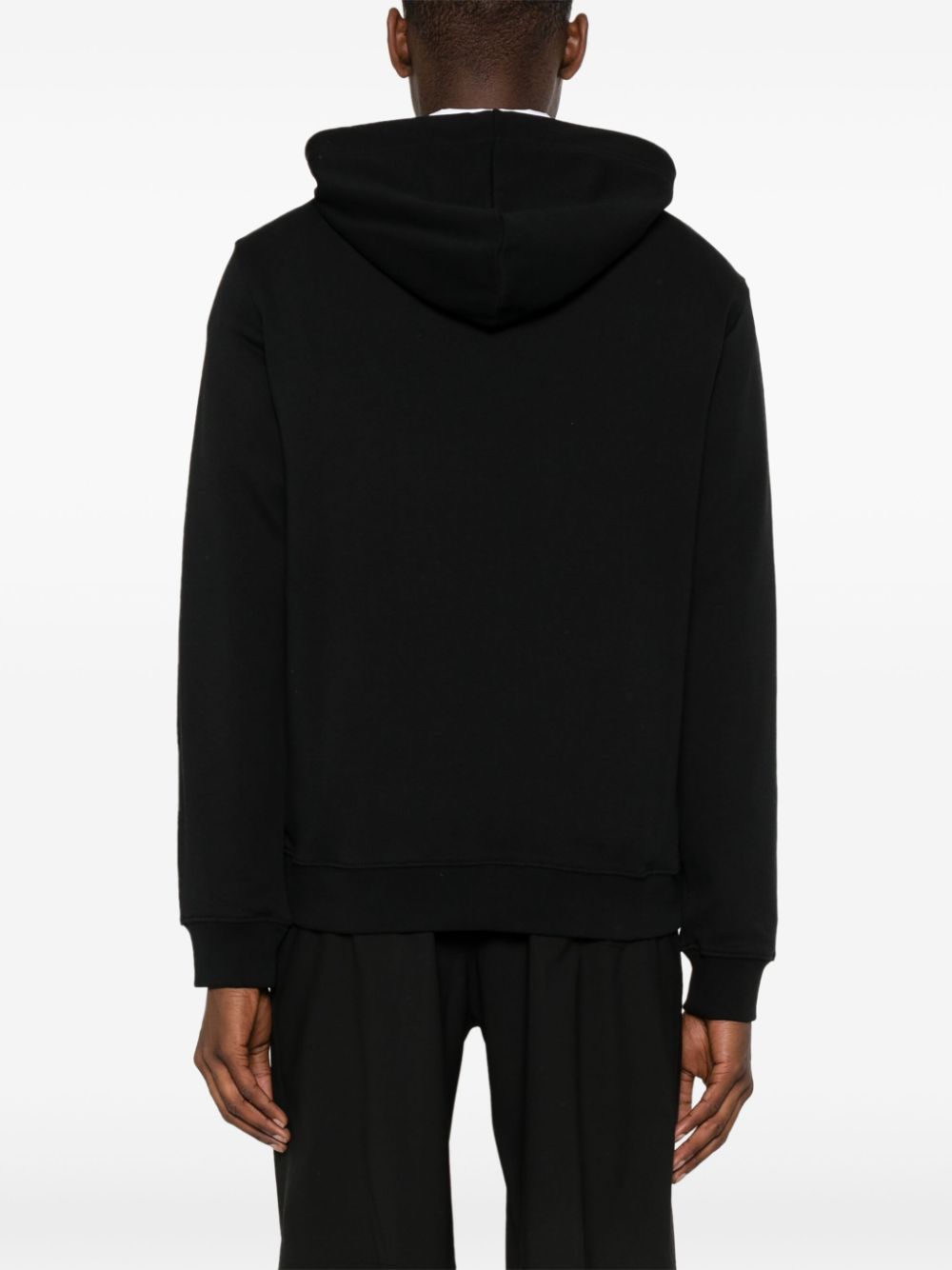 A.P.C. logo-embroidered cotton hoodie Men