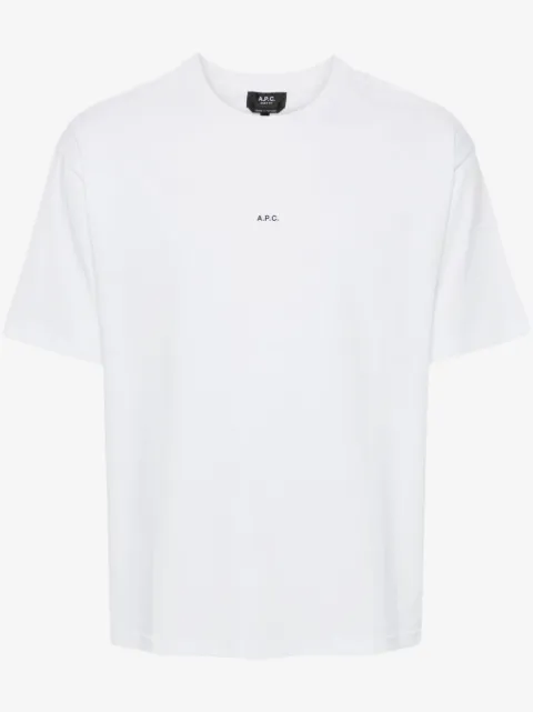 A.P.C. logo-print cotton T-shirt