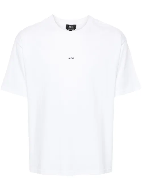 T-shirt en coton à logo imprimé - A.P.C. - Modalova