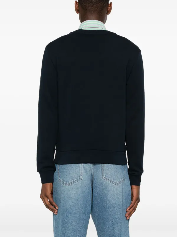 【送料&関税込】A.P.C. Logo Sweatshirt A.P.C. logo-print Sweatshirt | Grey | FARFETCH
