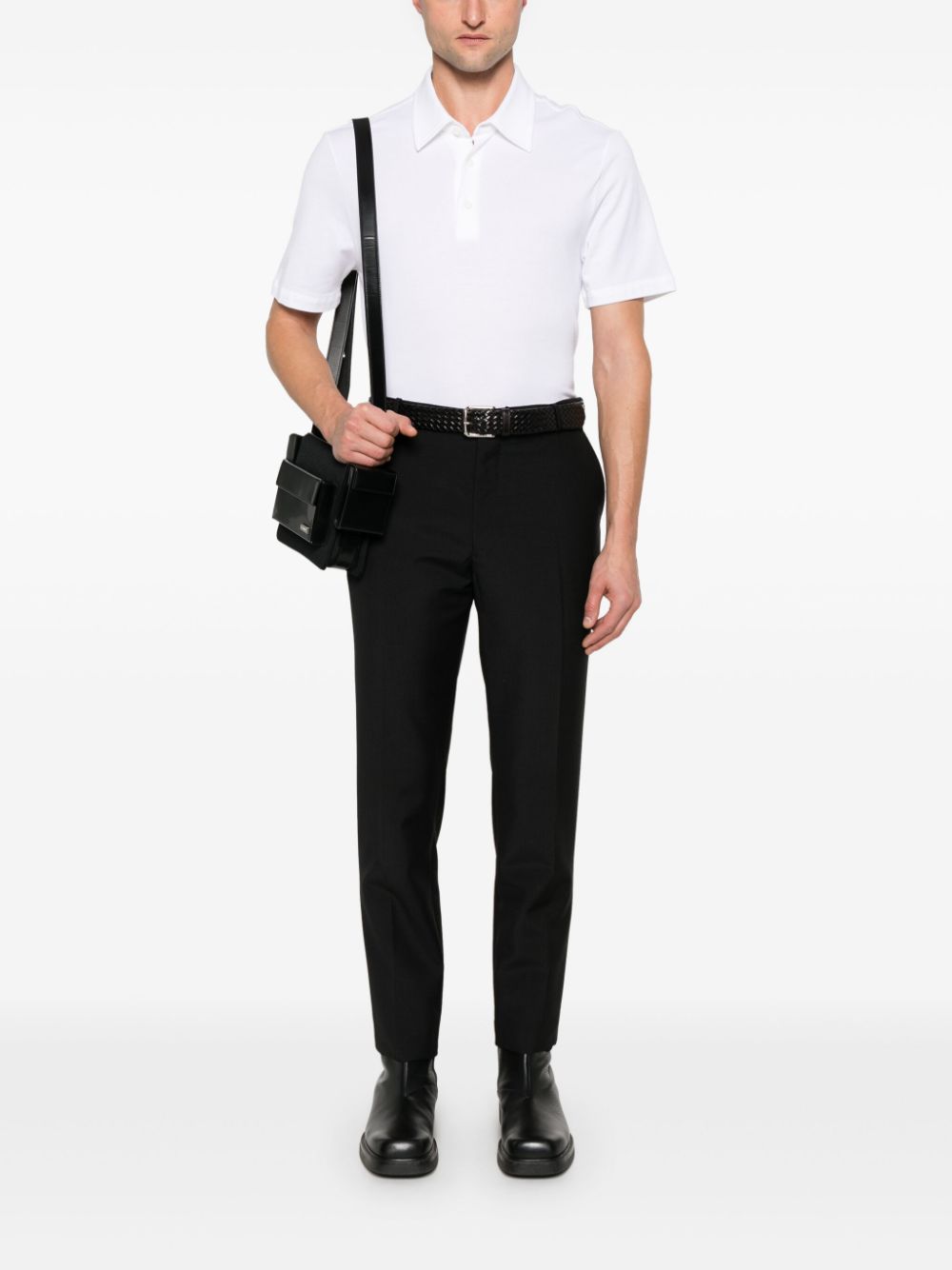 Brioni cotton polo shirt - Wit