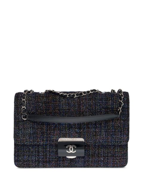 HOT SALE CHANEL 2017 Beauty Lock Flap tweed shoulder bag Women