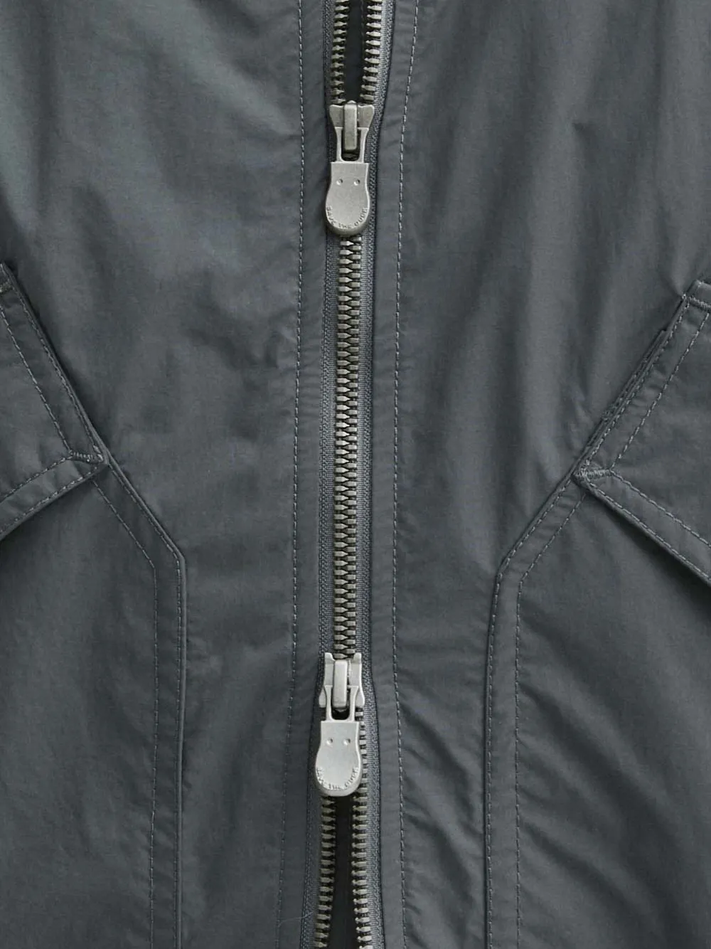 Save The Duck Zip Bomber Jacket In Gray
