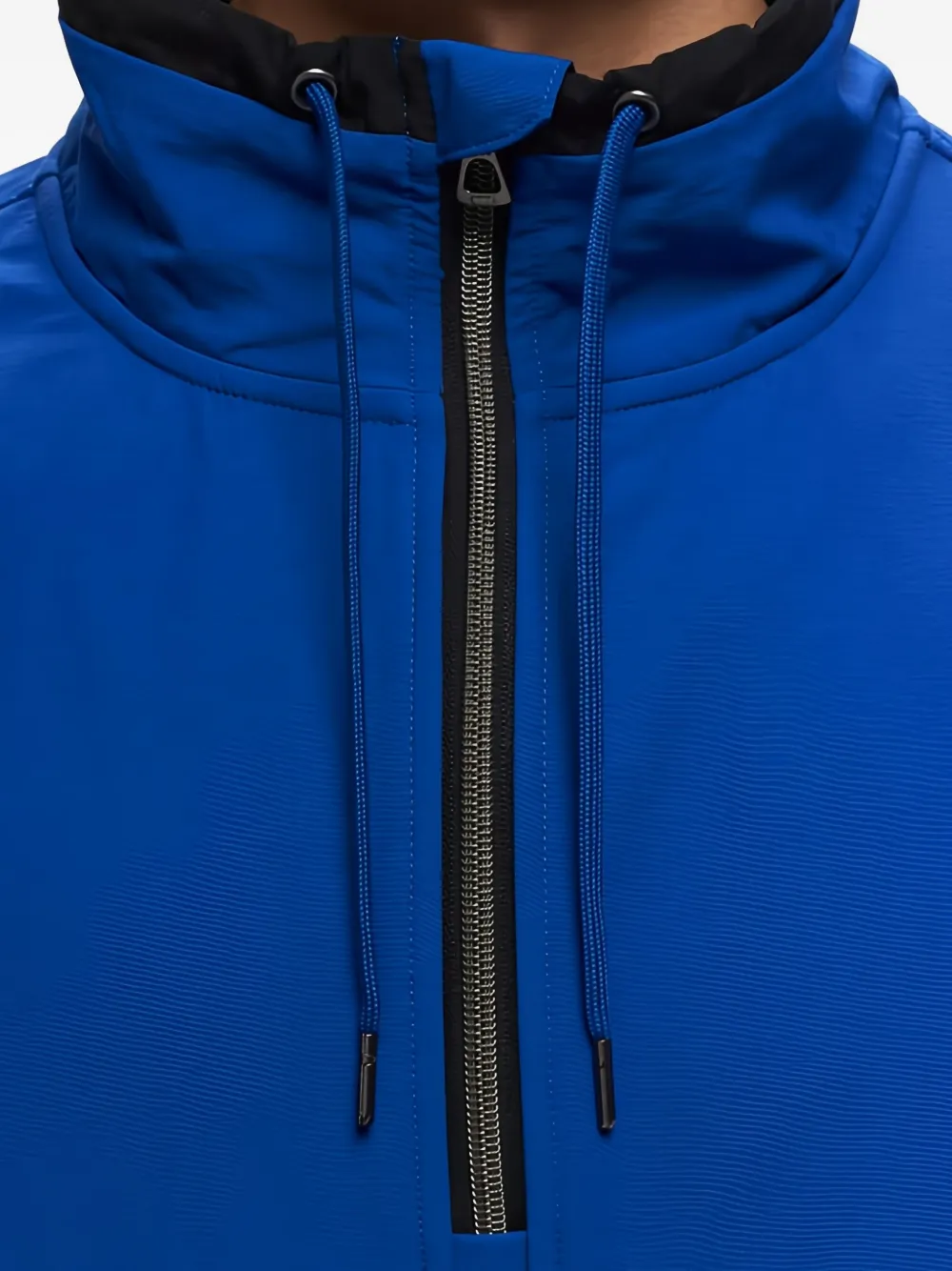 Polo Ralph Lauren Panelled Zip-up Sweatshirt In Blue