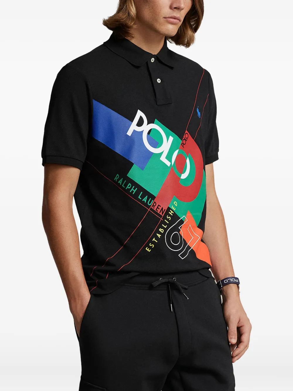 Polo Ralph Lauren ポロシャツ - ブラック Polo Ralph Lauren ポロシャツ - ブラック