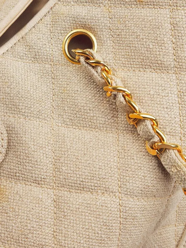 CHANEL Pre-Owned 1994-1996 XL Supermodel Travel Bag | Neutrals